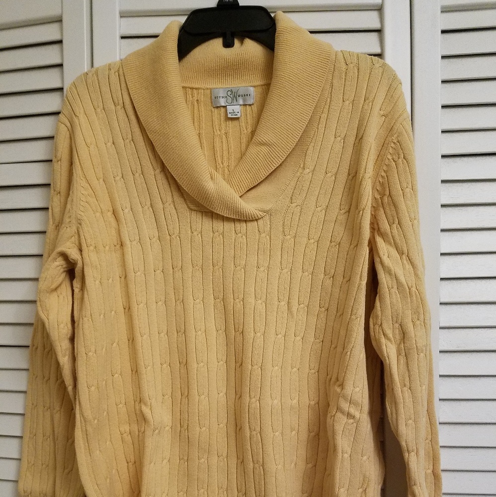 Yellow sweater
